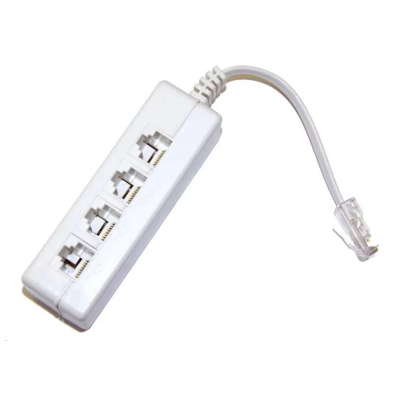 Rozčtyřka RJ45, 1x8p8c/4x8p2c - telefonní (IHA0039E)