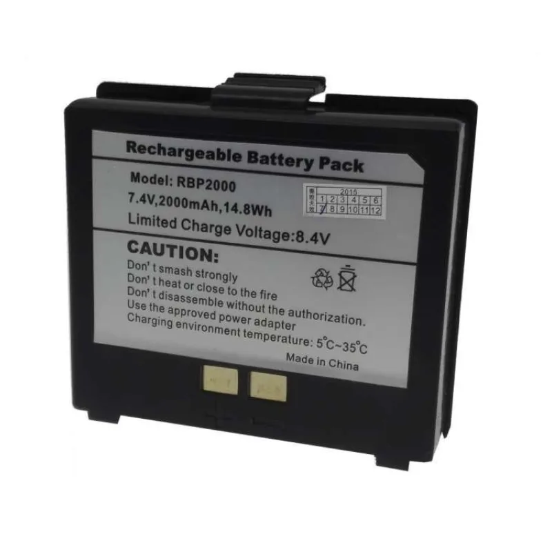 Cashino náhradní Li-ion baterie 2000mAh k přenosným pokladním tiskárnám PTP-II a PTP-III (SBA)