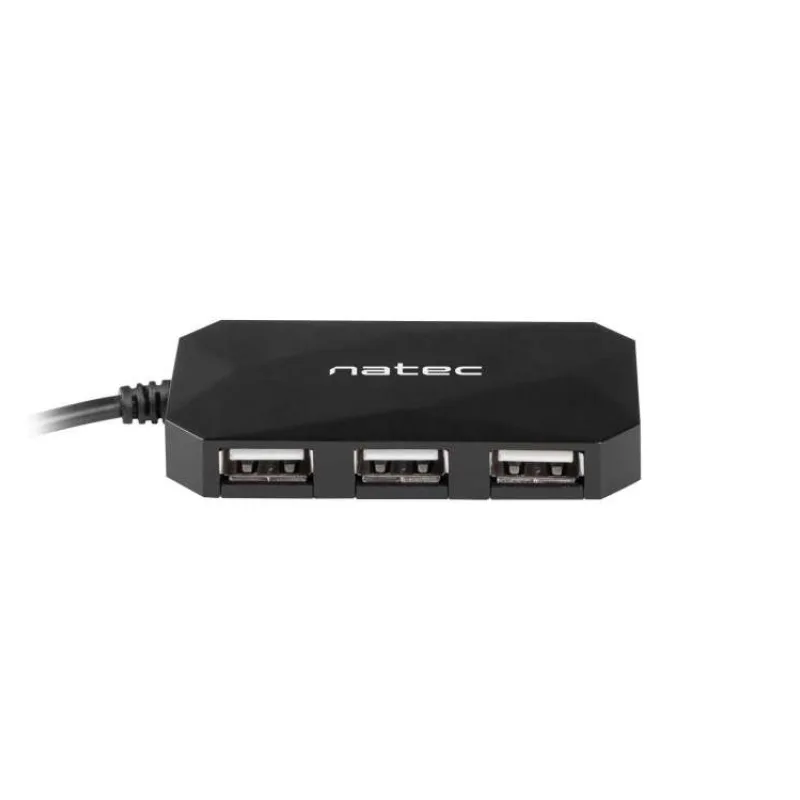 Natec Locust rozbočovač 4x USB 2.0 HUB, černý (NHU-0647)