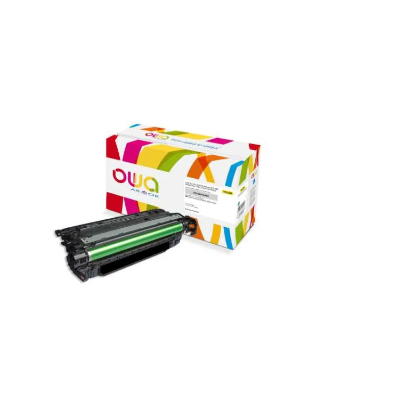 OWA Armor toner pre HP Color Laserjet CP4025/4520/4525, 11000 strán, CE262A, žltá/žltá (K15370OW)