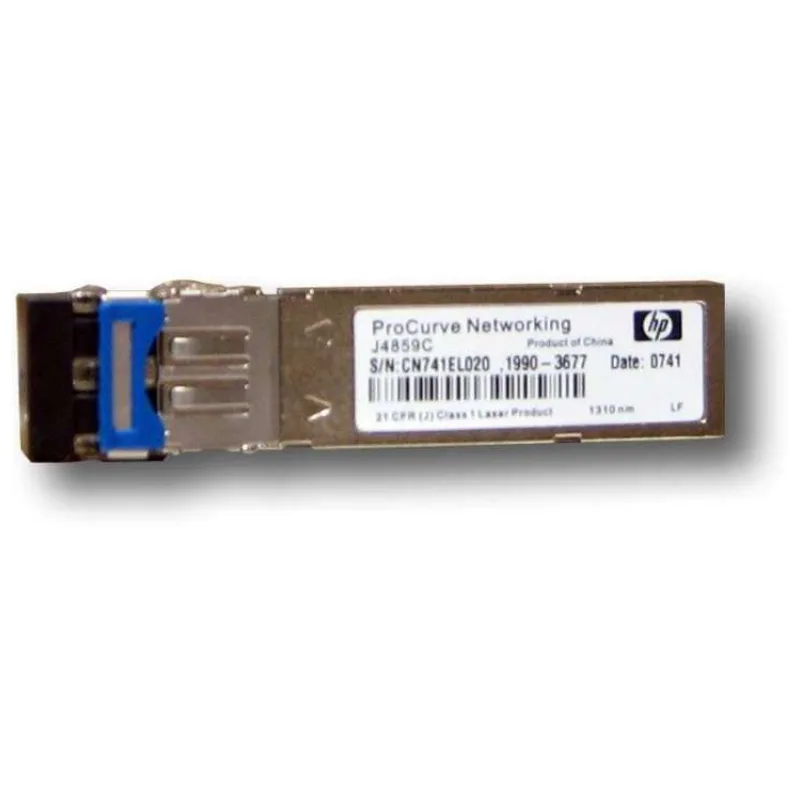 SFP transceiver 1,25Gbps, 1000BASE-LX, SM, 20km, 1310nm (FP), LC duplex, 0 až 70°C, 3,3V, DMI, HP kompatibilní J4859D (SPS-7120WHPE (J4859D OEM)//prom