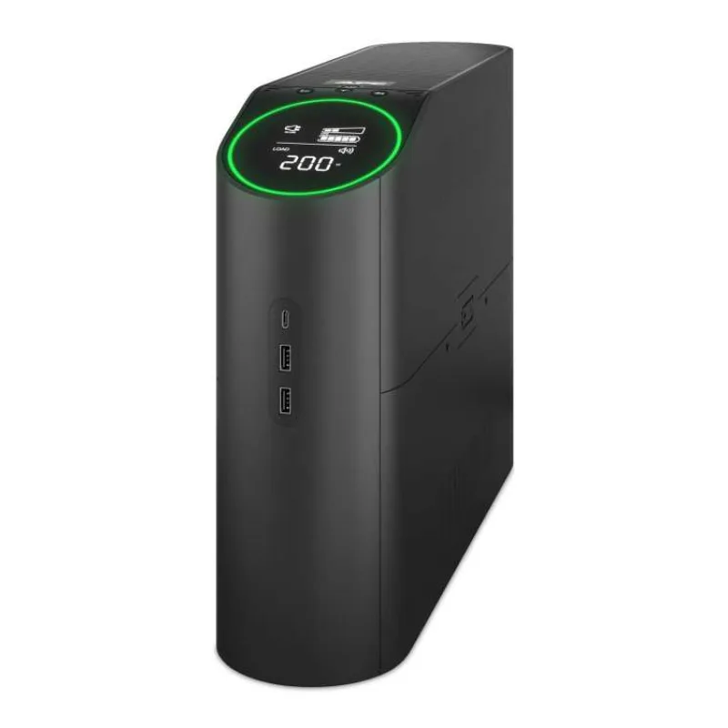 APC Back-UPS Pro Gaming 2200VA, 6 Outlets, AVR, LCD Interface (1320W), 4x Schuko, 2x IEC C13, černá (Midnight) (BGM2200B-GR)