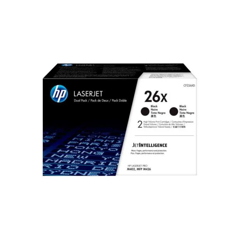TONER HP CF226XD HP26X čierny dvojbalenie (2x 9000 str.) (CF226XD)