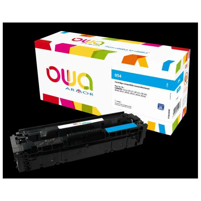 OWA Armor toner pre CANON LBP 621Cw, 623Cdw, MF641Cw, 643Cdw, 645Cx,CRG054 C,1200 ks.modrá/kyanová(CRG-054 C) (K18634OW)
