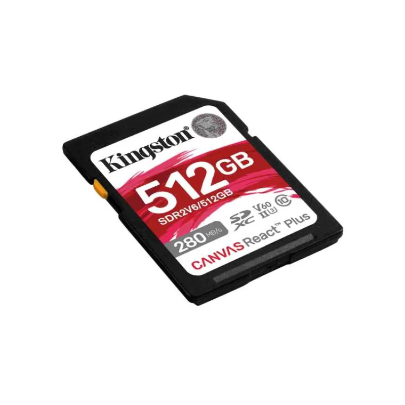 Kingston Canvas React Plus/SDHC/512 GB/UHS-II U3 ??/ Class 10 (SDR2V6/512GB)