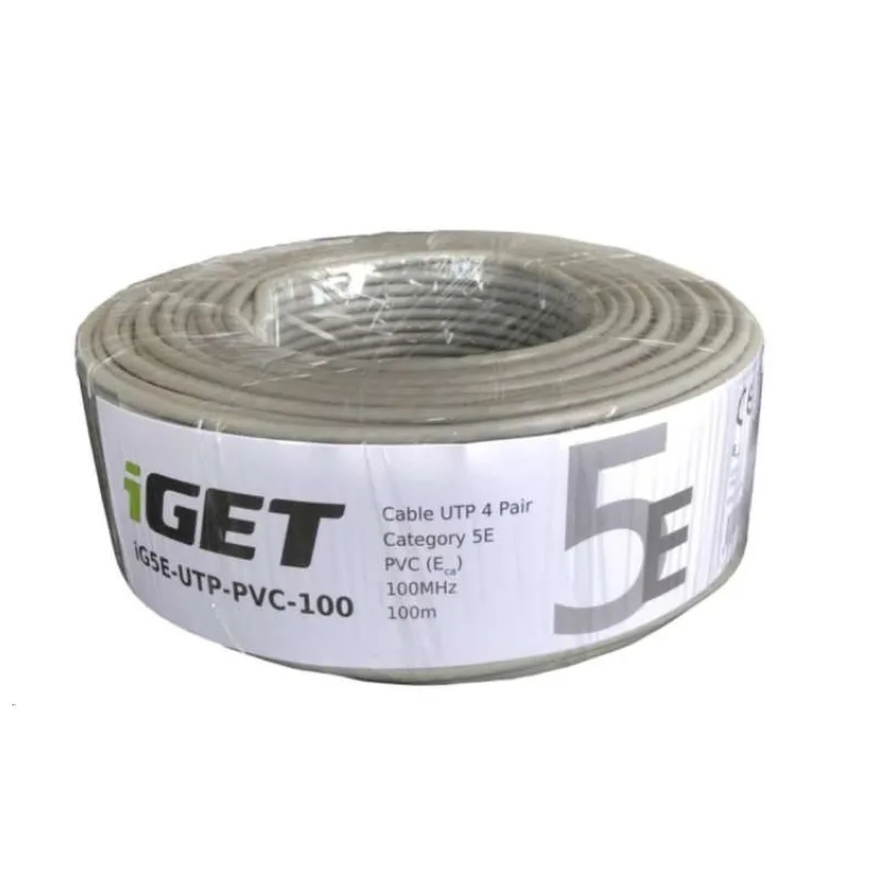Síťový kabel iGET CAT5E UTP PVC Eca 100m/role (84005011)