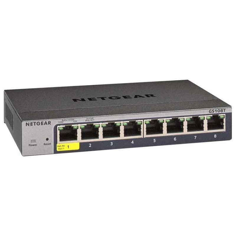 Netgear 8P GE SMART MANAGED PRO SWITCH (GS108T-300PES)