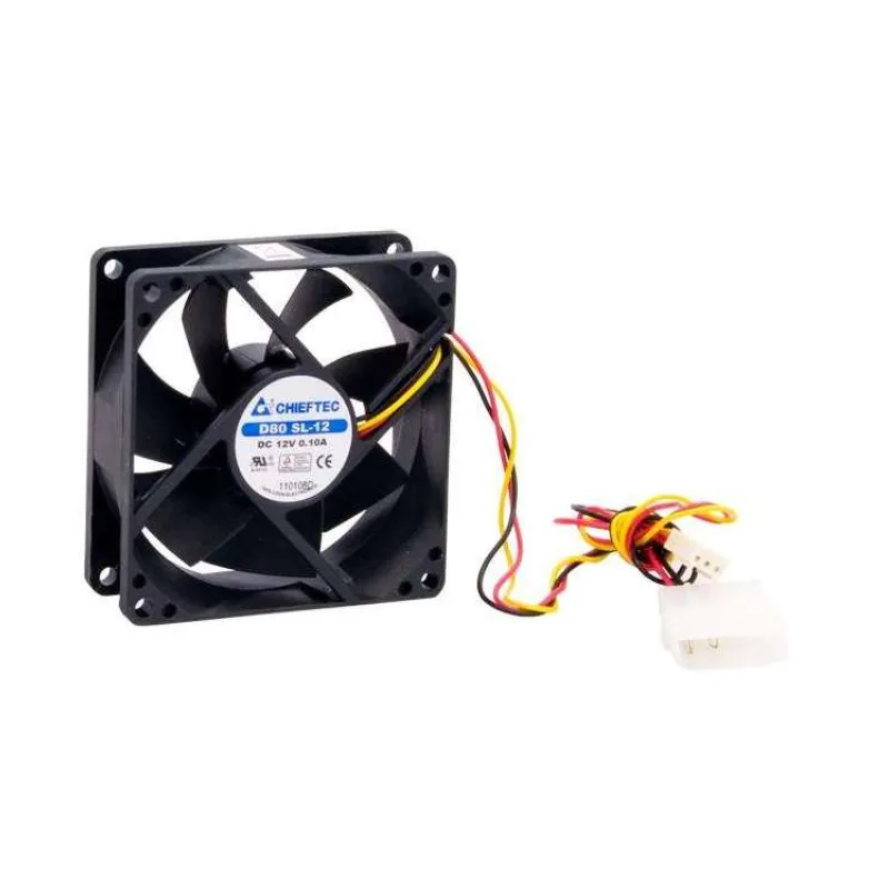Ventilátor CHIEFTEC AF-0825S, 80x80x25 mm, s 3/4pinovým konektorom (AF-0825S)