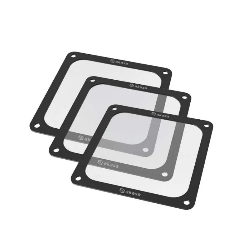 AKASA 120mm Strong Magnetic PC Fan Filter (GRM12-M01-BKT3)