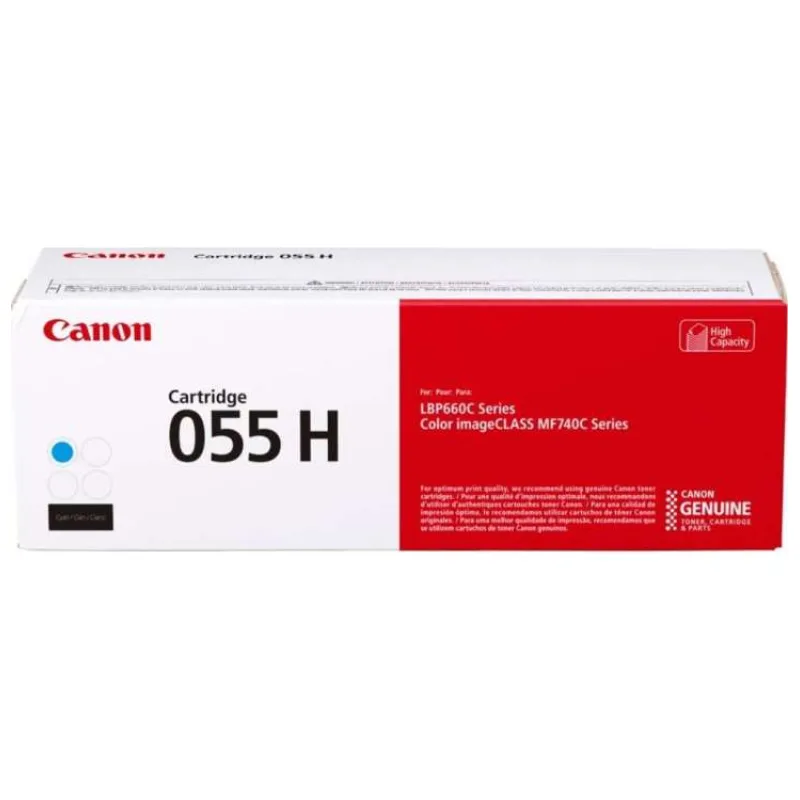 toner CANON CRG-055H cyan i-SENSYNS LBP663Cdw, MF742Cdw (5900 str.) (3019C002)