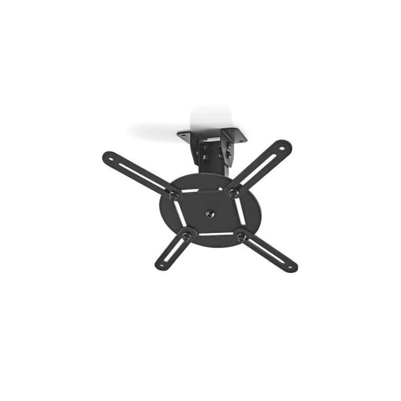 NEDIS stropní držák pro projektor/ Full motion/ nosnost 10 kg/ otáčení 360°/ 4 ramena/ ocel/ černý (PJCM100BK)