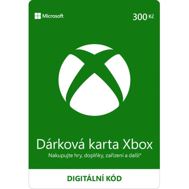ESD XBOX - Dárková karta Xbox 300 Kč (K4W-01596)