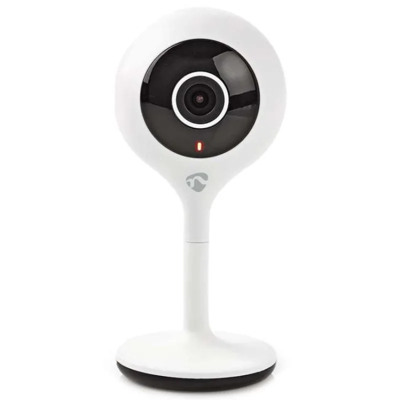 Nedis WIFICI06CWT - WiFi Chytrá IP Kamera | 1920x1080 | microSD | Noční vidění | Android™ / IOS | Bílá (WIFICI06CWT)