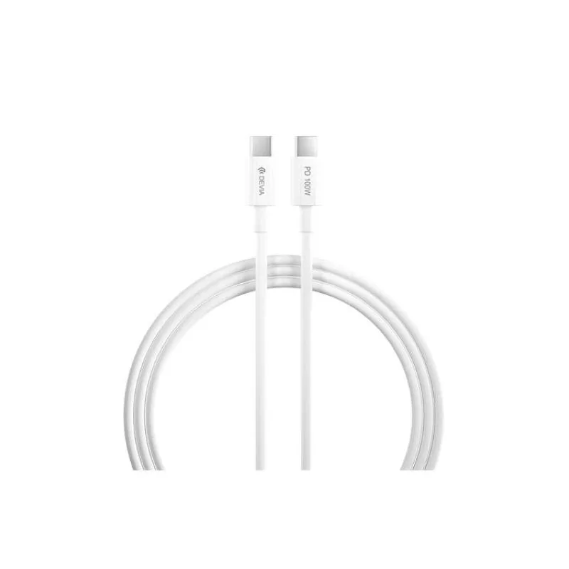 Devia kábel USB-C to USB-C PD 100W Smart Series Cable 1.5m - White (6938595379536)