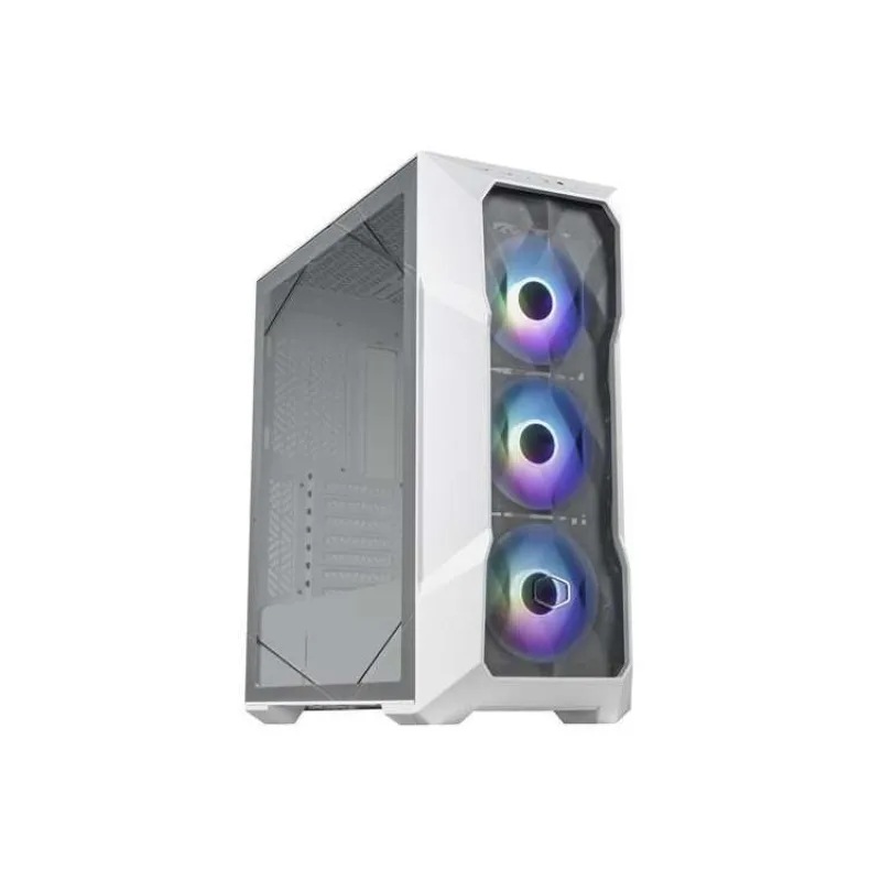 Cooler Master case MasterBox TD500 Mesh V2, ATX, Průhledná bočnice, 3x 120mm ARGB Fan, Bílá (TD500V2-WGNN-S00)