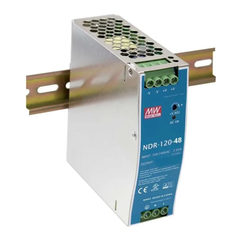 Planet PWR-120-48 průmyslový zdroj na DIN lištu, nastavitelný 48-56V DC, 120W (PWR-120-48)