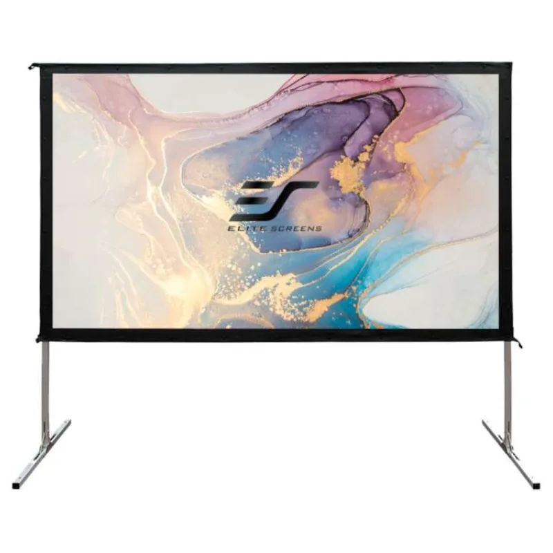 ELITE SCREENS plátno mobilní outdoor stativ 180" (457,2cm)/ 16:9/ 224×398,5cm/ hliníkový/ gain 1.1/ CineWhite (OMS180H2)