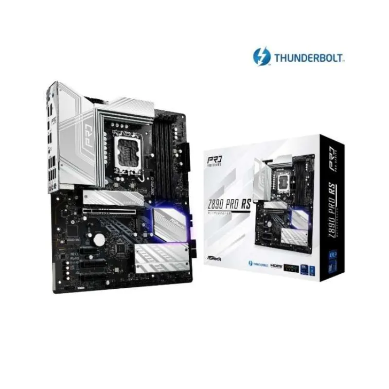 ASRock MB Sc LGA1851 Z890 PRO RS, Intel Z890, 4xDDR5, 1xDP, 1xHDMI, 2xThunderbolt, WI-FI (Z890 PRO RS)