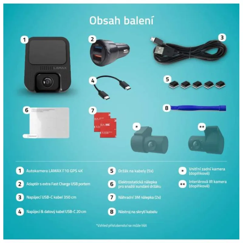 LAMAX F10 GPS 4K (LXCDMF10G4KBA)