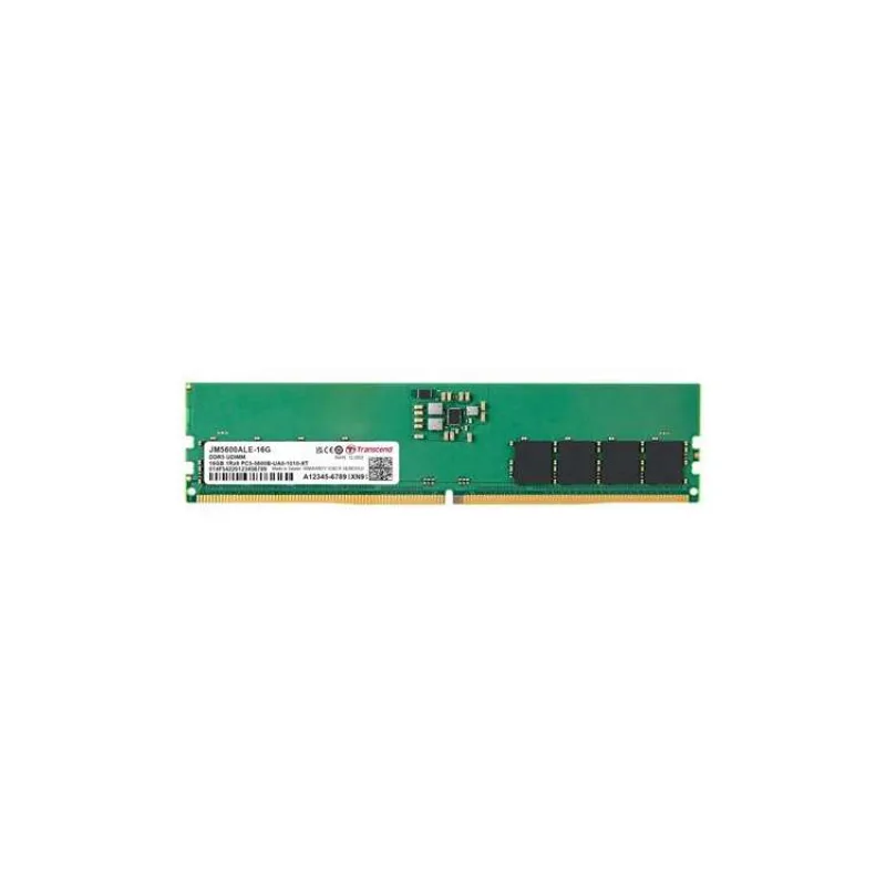 TRANSCEND DIMM DDR5 16GB 5600MT/s CL46 1.1V, U-DIMM JetRam (JM5600ALE-16G)