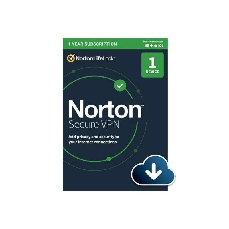 NORTON SECURE VPN 1 uživatel na 1 zařízení na 1 rok (21420109)