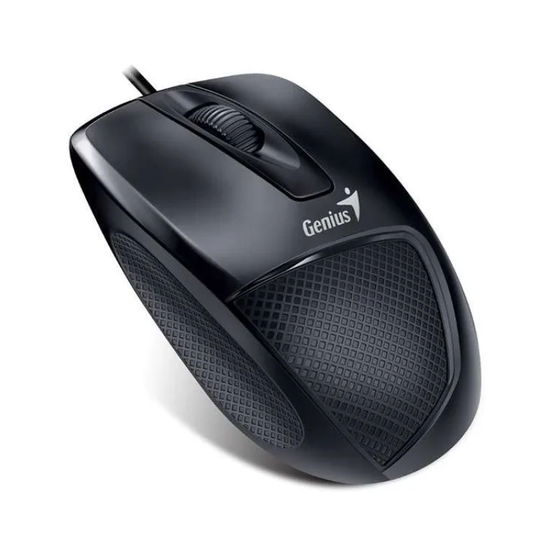 Genius DX-150X/Ergonomická/Optická/Pre pravákov/1 000 DPI/Drôtová USB/Čierna (31010231103)