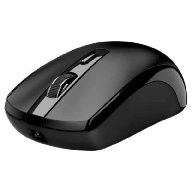 Genius ECO-8150 Myš, bezdrátová, optická, 1200DPI, 4 tlačítka, Copilot, 2,4GHz, USB-A dongle, USB-C nabíjení, černá (31030045400)