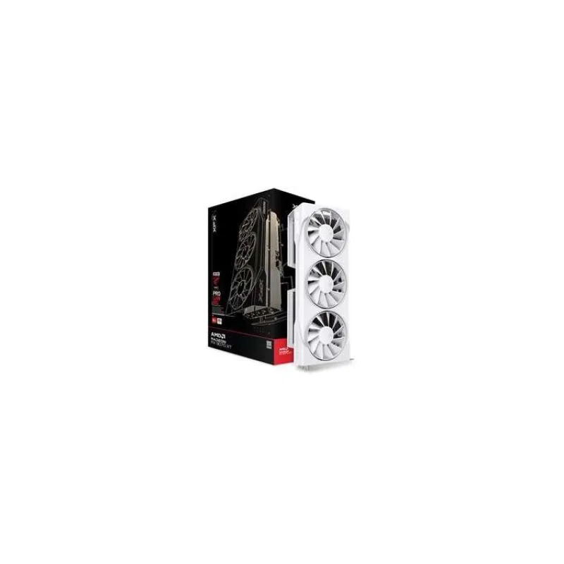 XFX Radeon RX-9070XT Swift White Triple fan Gaming Edition 16GB GDDR6, 3xDP, HDMI (RX-97TSWF3W9)