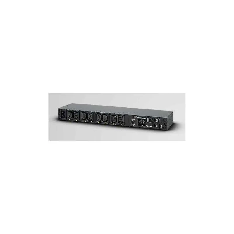 CyberPower RackMount spínané PDU s měřením zásuvek, C20- 8x C13,16A,1U (PDU81005)