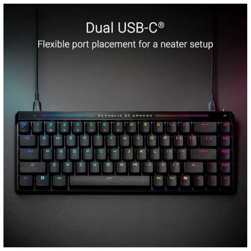 ASUS ROG Falchion HFX (ROG HFX Magnetic / PBT) – US, Black (90MP03VE-BKUA20)
