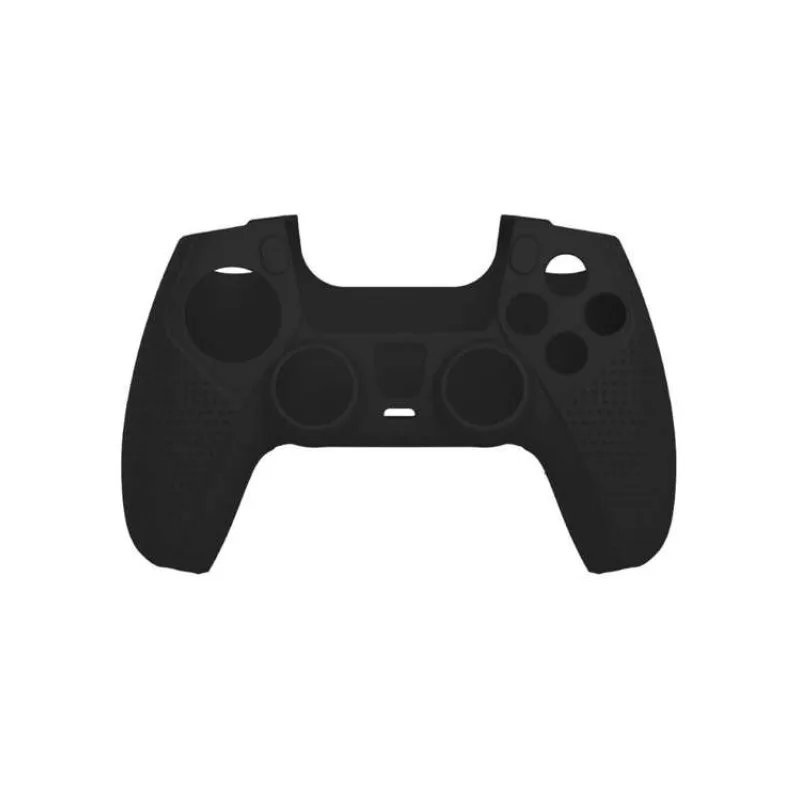 White Shark silicon case BODY LOCK for PS5 controller, black (BODYLOCK-B)