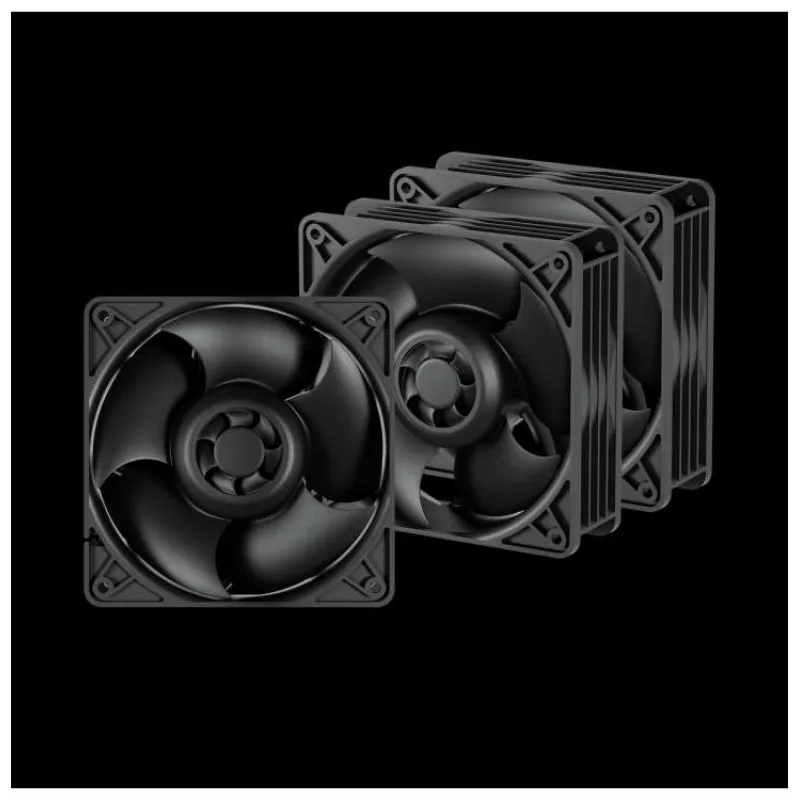 ARCTIC S12038-4K -120mm Case Fan (3-Pack) - dual ball bearing - max 4000 RPM - PWM regulated (ACFAN00303A)