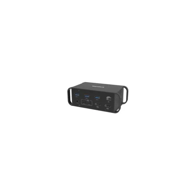 Canyon DS-95, Multiport Docking Station, USB-C vstup, 14 portov, podpora 2 monitorov, 4K, 100W (CNS-HDS95ST)