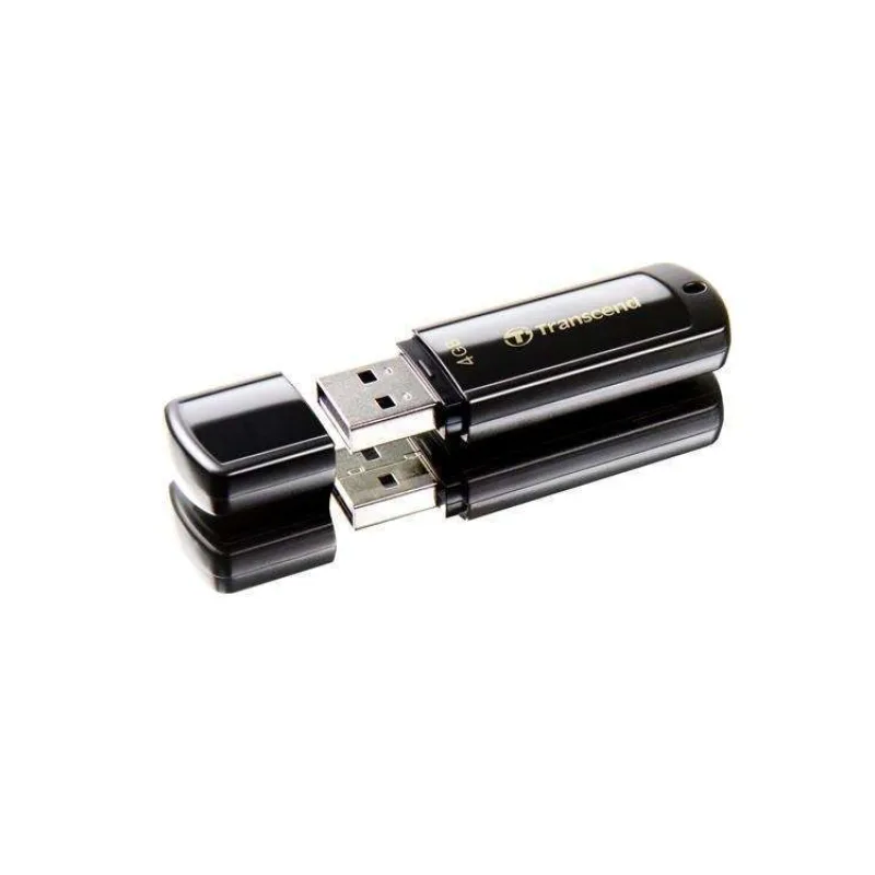 TRANSCEND Flash disk 4GB JetFlash®350, USB 2.0 (R:13/W:4 MB/s) čierna (TS4GJF350)