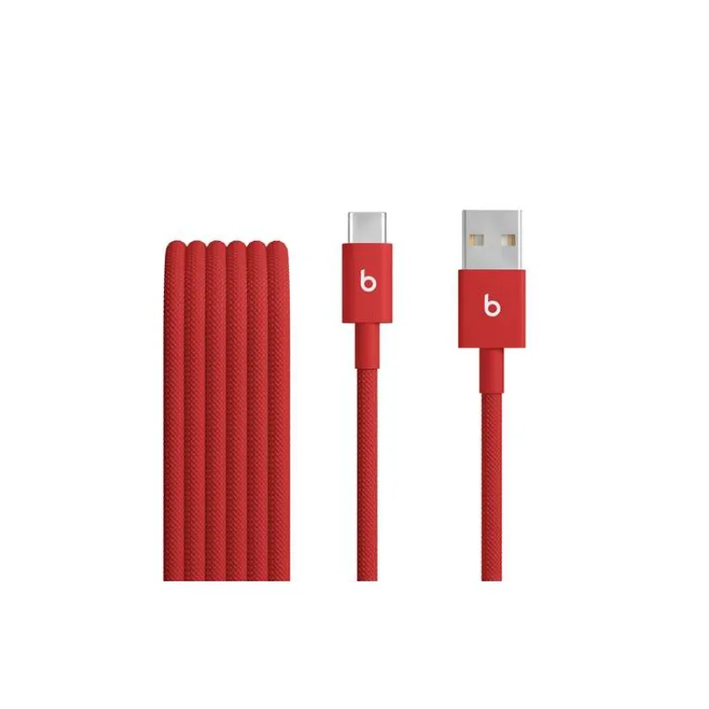 Apple Beats USB-C to Lightning Woven Cable (1.5 m) - Rapid Red (MFEJ4EE/A)