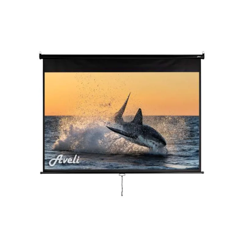 Nástenné projekčné plátno AVELI, 200x125cm (16:10) 92", čierny tubus (XRT-00106B)