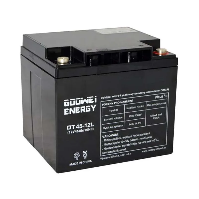 GOOWEI ENERGY Pb záložní akumulátor VRLA GEL 12V/45Ah (OTL45-12) (OTL45-12)