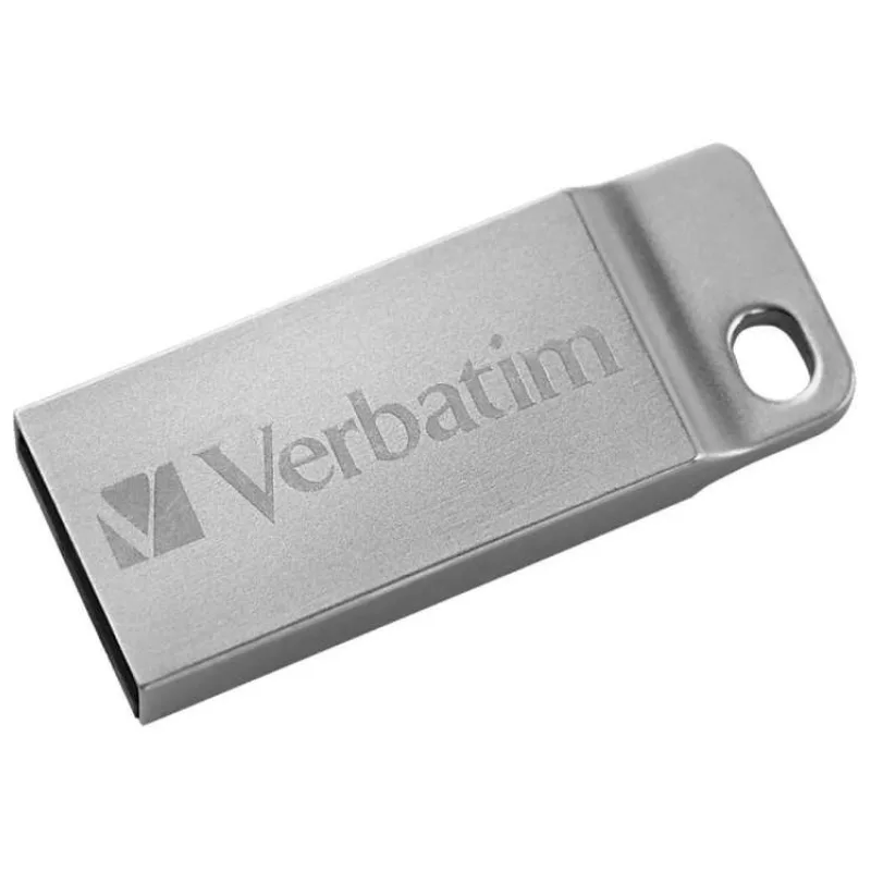 VERBATIM Flash Disk 64GB Metal Executive, USB 2.0, strieborná (98750)