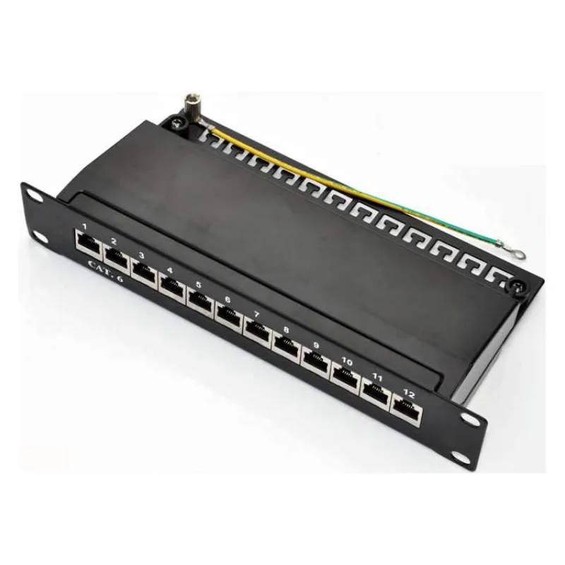 Patch panel 10" STP cat.6 12portov ()