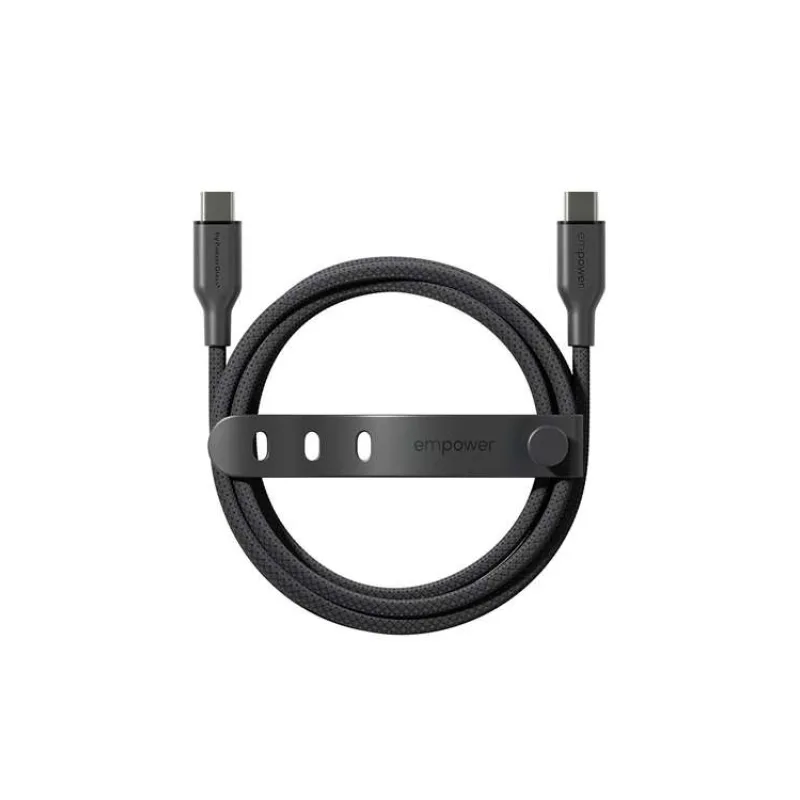 PanzerGlass kábel EMPOWER Racing USB-C to USB-C 1.2m 60W - Black (EM92155)