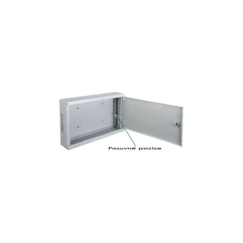 DATACOM 19" rozvaděč 3U 540/400/180 mm (plech) WALL3 (7094)