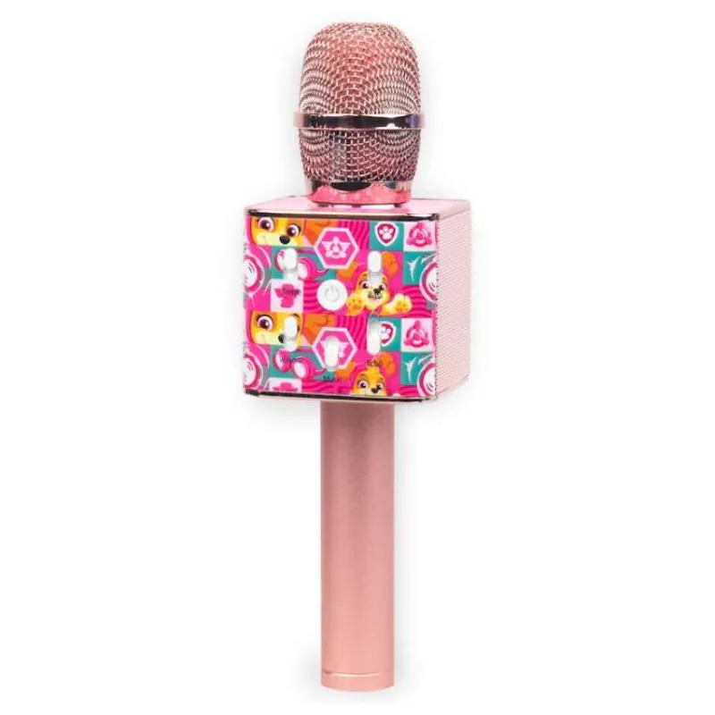 Bluetooth mikrofón Tlapková patrola ružový (BIE003645)