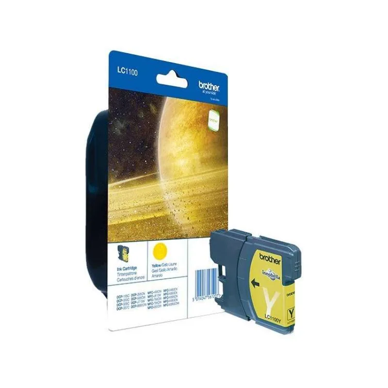 BROTHER inkoustová náplň LC-1100Y/ Žlutá (LC1100Y)