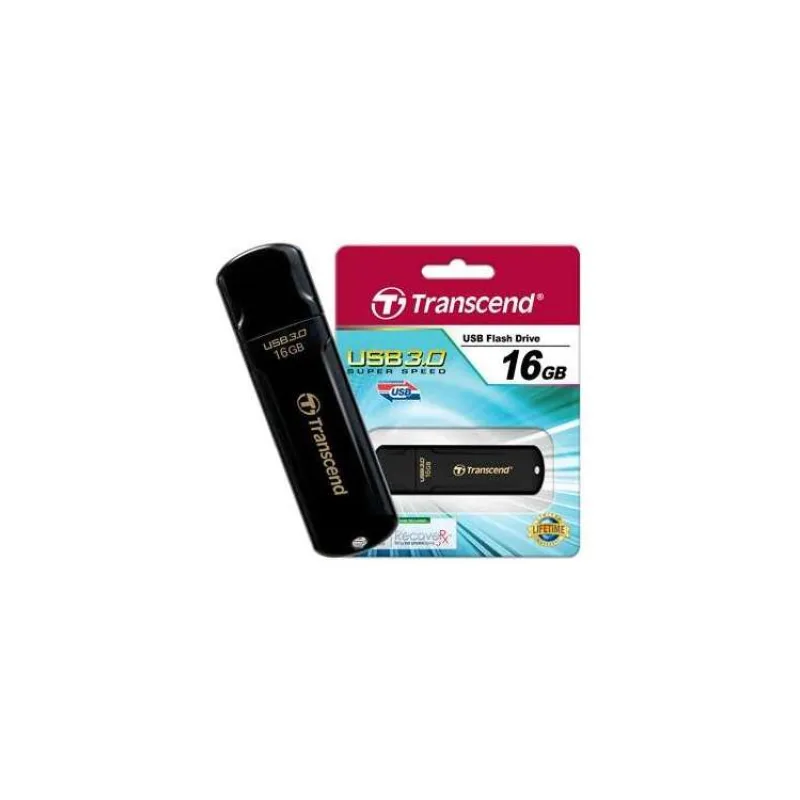 TRANSCEND Flash disk 16GB JetFlash®700, USB 3.0 (R:75/W:12 MB/s) čierna (TS16GJF700)