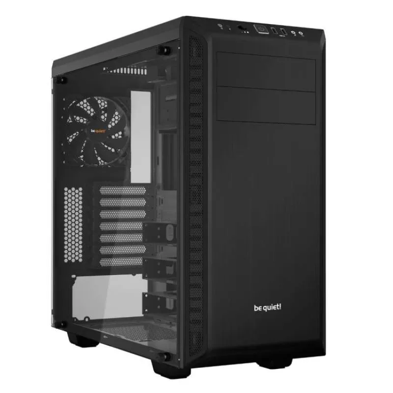 Be quiet! skříň PURE BASE 600 Window / MidT / průhledná bočnice / bez zdroje / 2xUSB 3.0 / černá (BGW21)