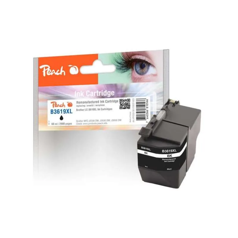 PEACH kompatibilní cartridge Brother LC-3619 XL black, 60ml (321823)