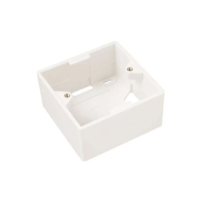 Solarix Box na omítku pro zásuvku SX9 bílý 80 x 80 x 41mm (23100090)