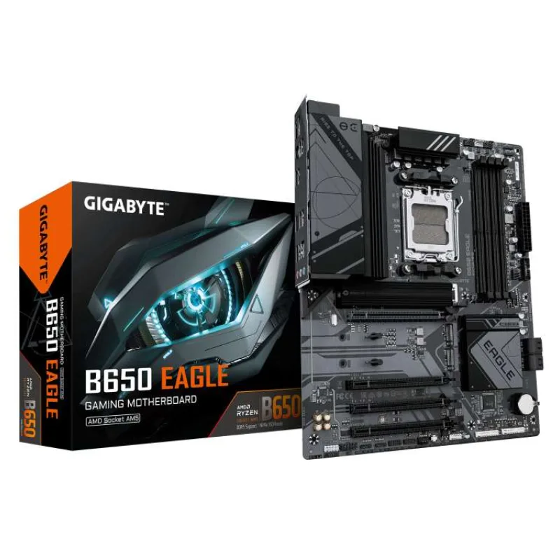 GIGABYTE MB Sc AM5 B650 EAGLE, AMD B650, 4xDDR5, 1xDP, 1xHDMI (B650 EAGLE)