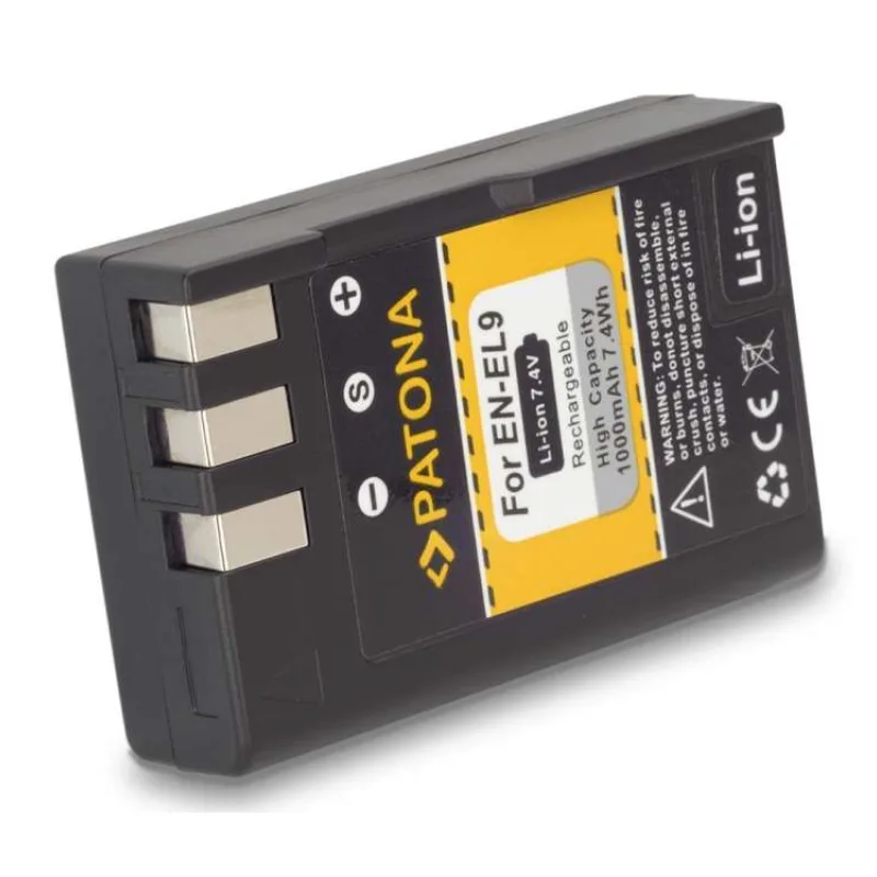 PATONA baterie pro foto Nikon EN-EL9 1000mAh (PT1040)