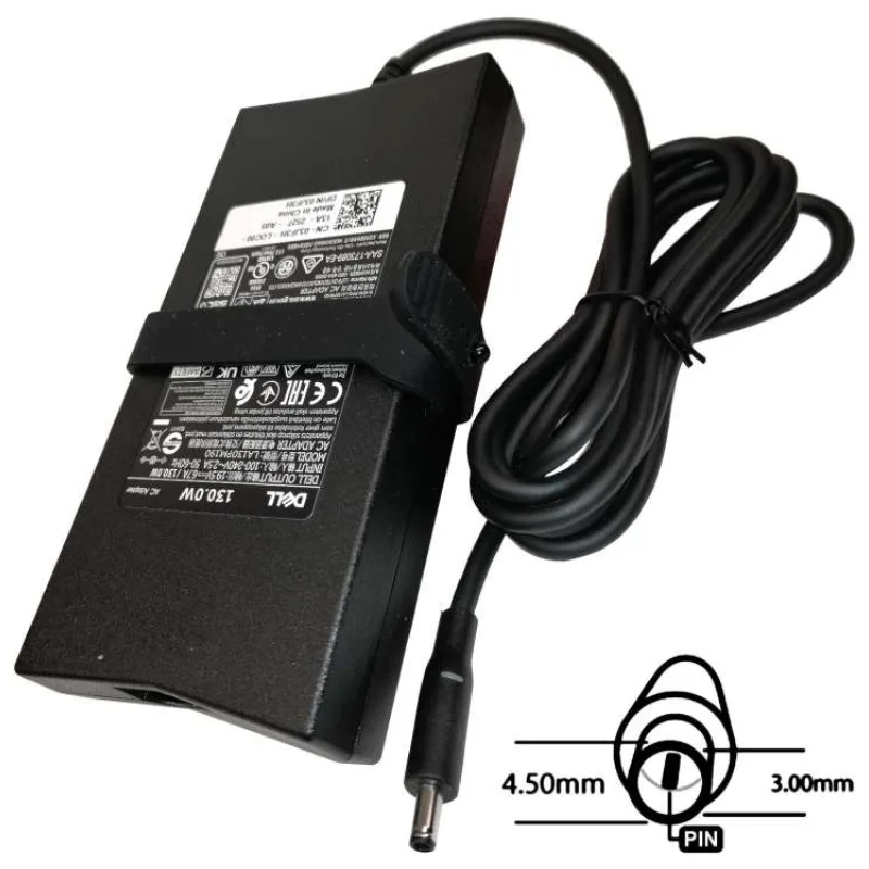 Napájecí adaptér 130W, 19,5V 4.5x3.0mm, originál DELL (77011175)
